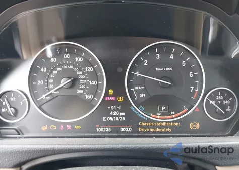 2014 BMW 328I из США, поврежденный, VIN WBA3A5G5XENP32345